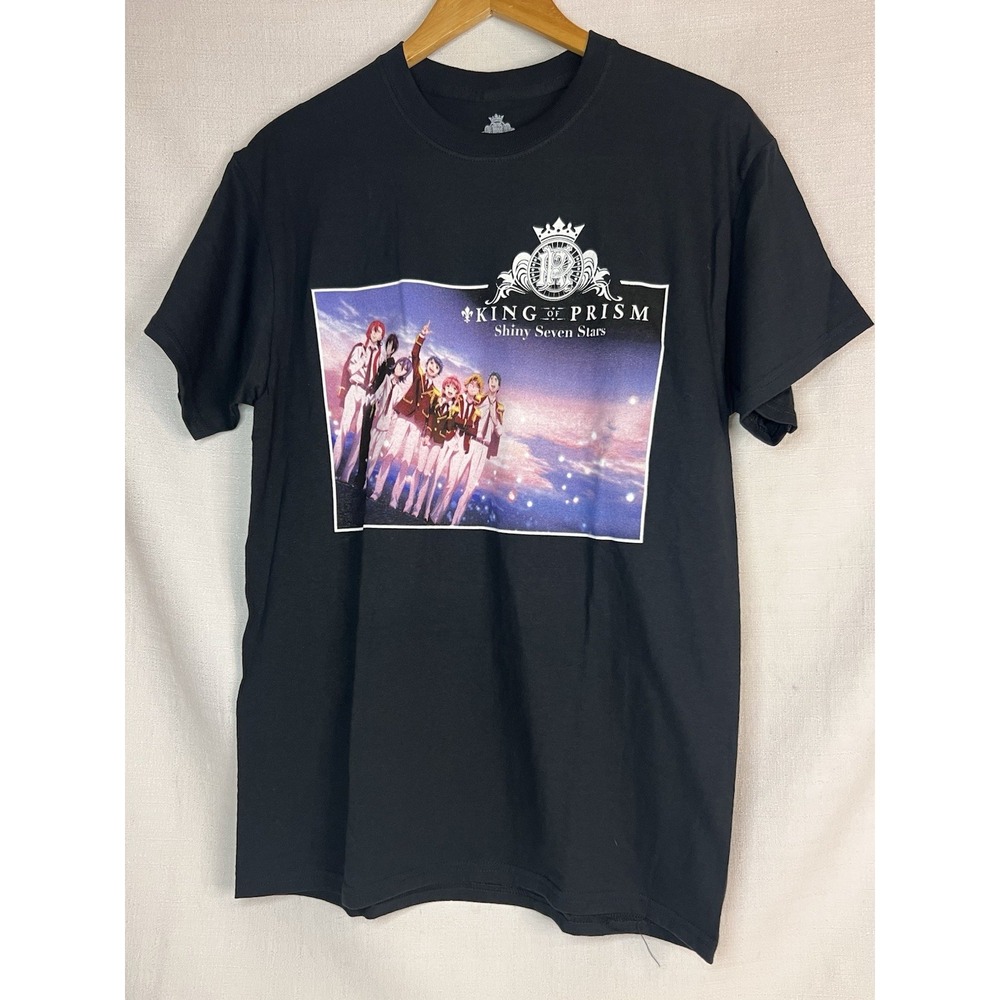 King of Prism Shirt Mens Medium Black Anime Shiny Seven Stars Lootwear